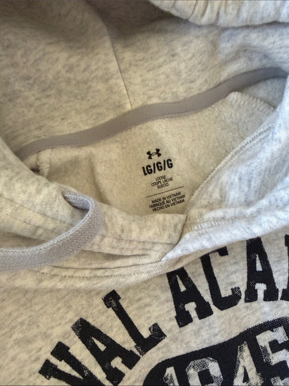 Men’s Under Armour Hooded Sweatshirt - United States Naval Academy - Picture 3 of 5